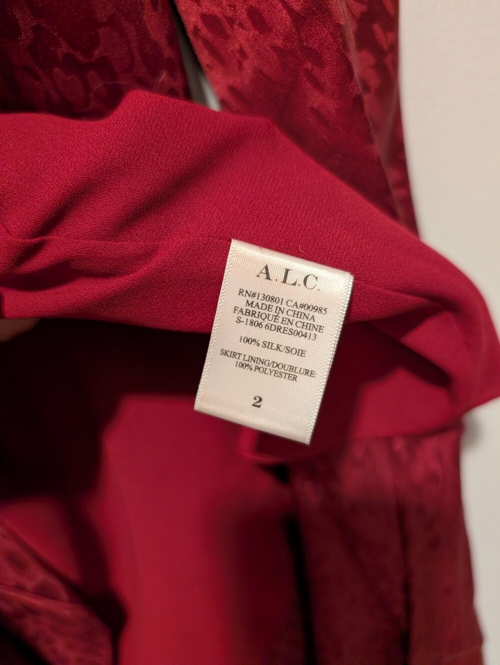 A.L.C. Silk Wrap Midi Shoulder Ruching Festival Boho Coastal Euro Summer Dress - Picture 4 of 5